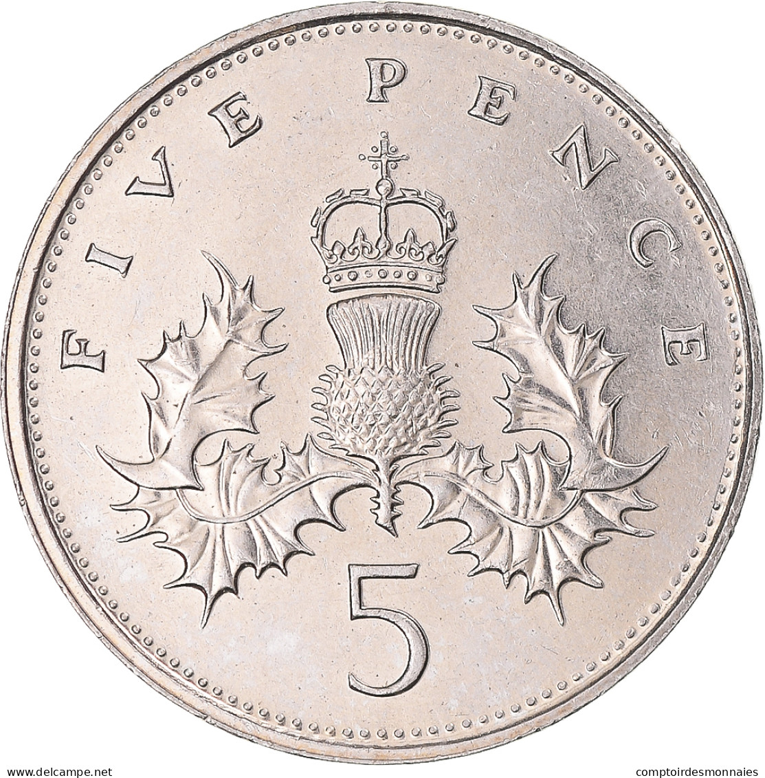 Monnaie, Grande-Bretagne, 5 Pence, 1989 - 5 Pence & 5 New Pence