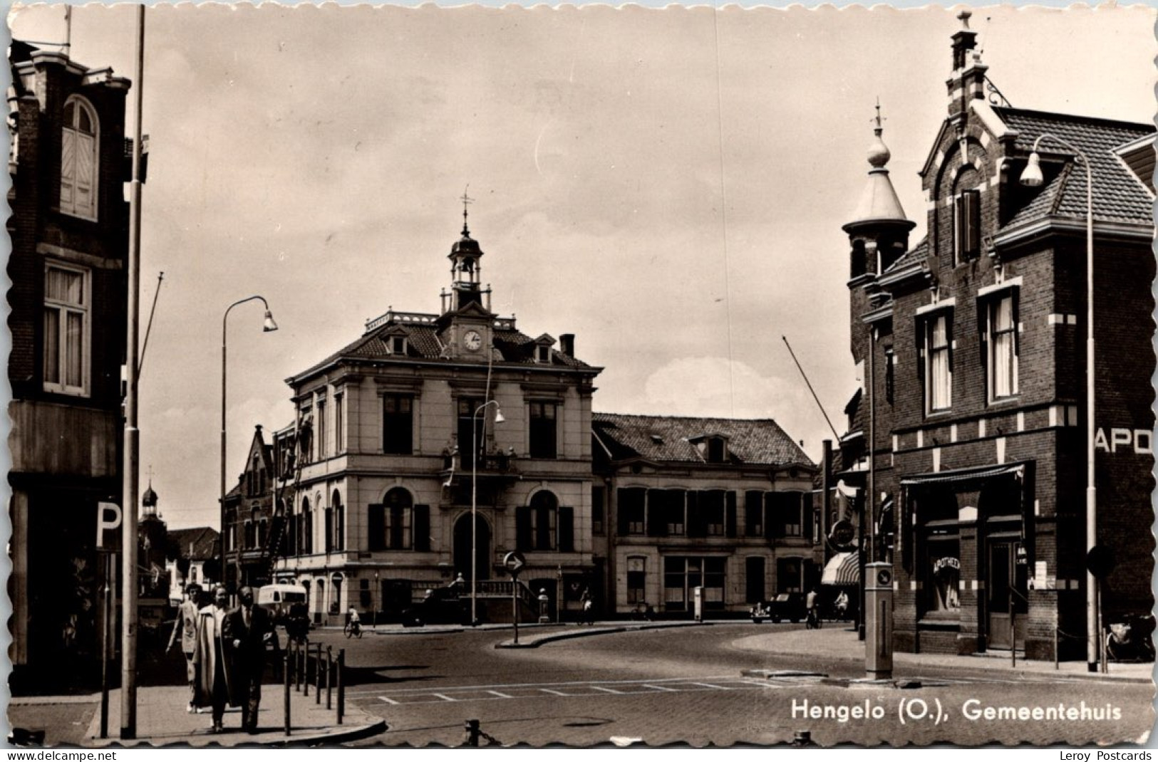 #3560 - Hengelo, Gemeentehuis 1955 (OV) - Hengelo (Ov)