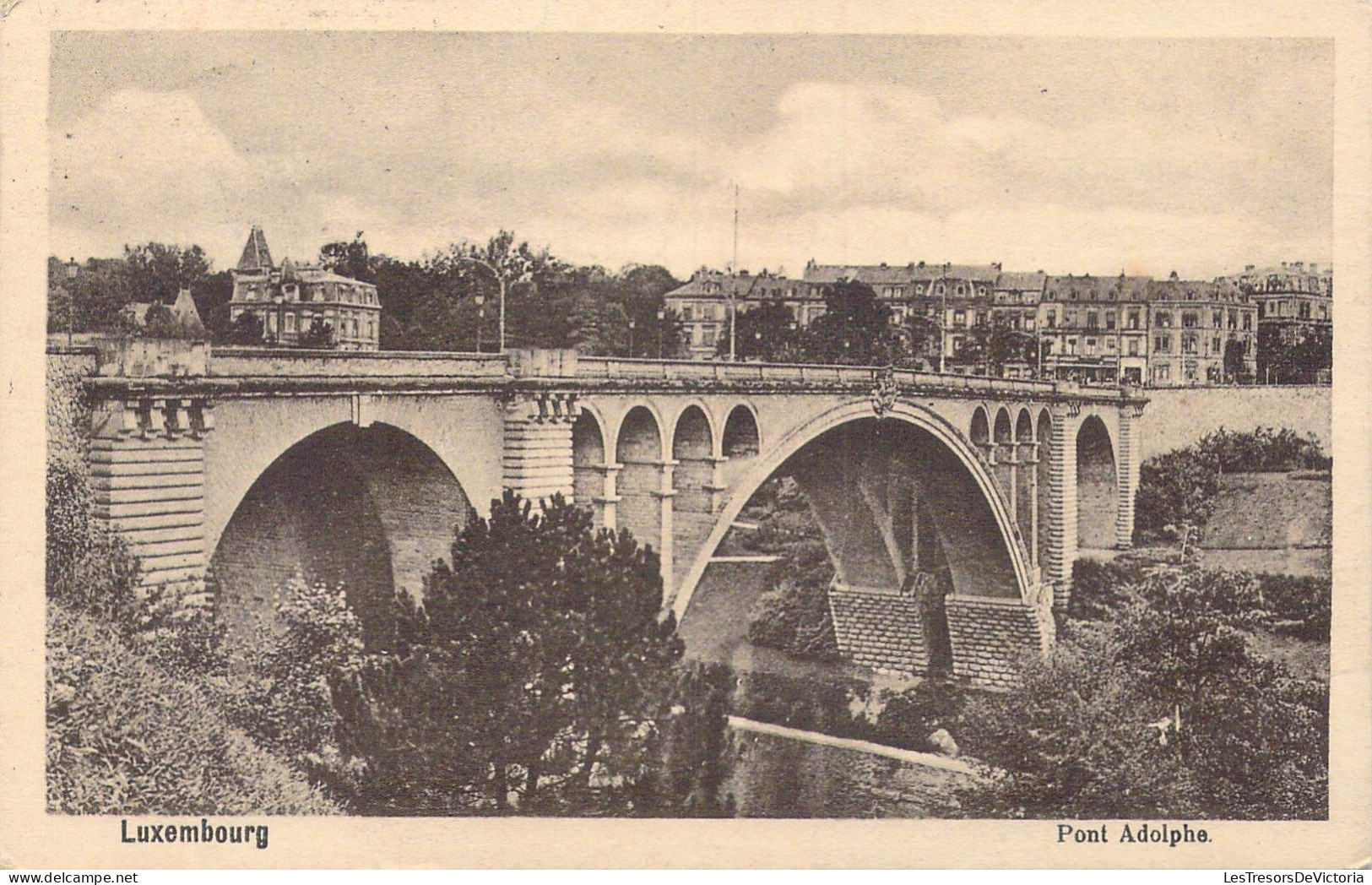 LUXEMBOURG - Pont Adolphe - Carte Postale Ancienne - Luxemburg - Town