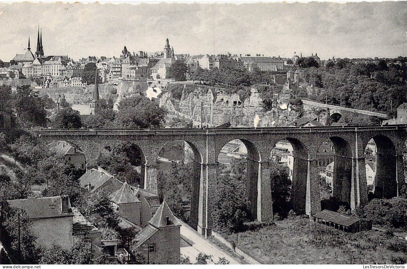 LUXEMBOURG - Vue Générale - Carte Postale Ancienne - Luxemburg - Town