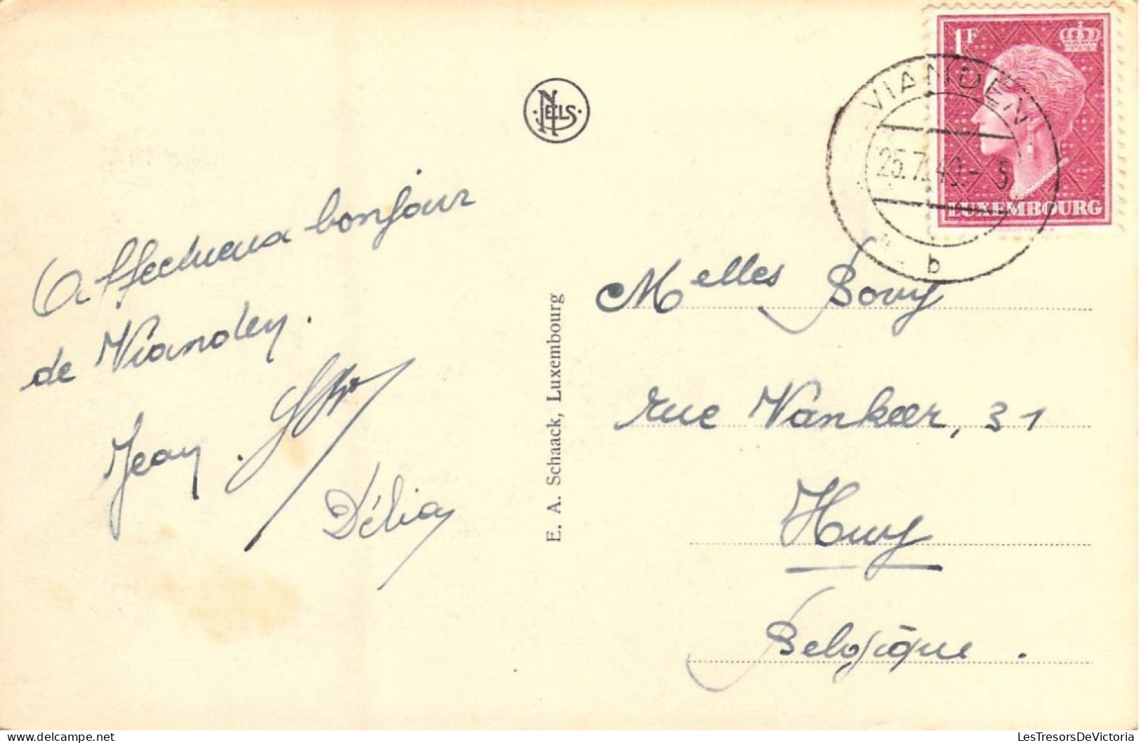 LUXEMBOURG - Vianden - Vue Générale - Carte Postale Ancienne - Vianden