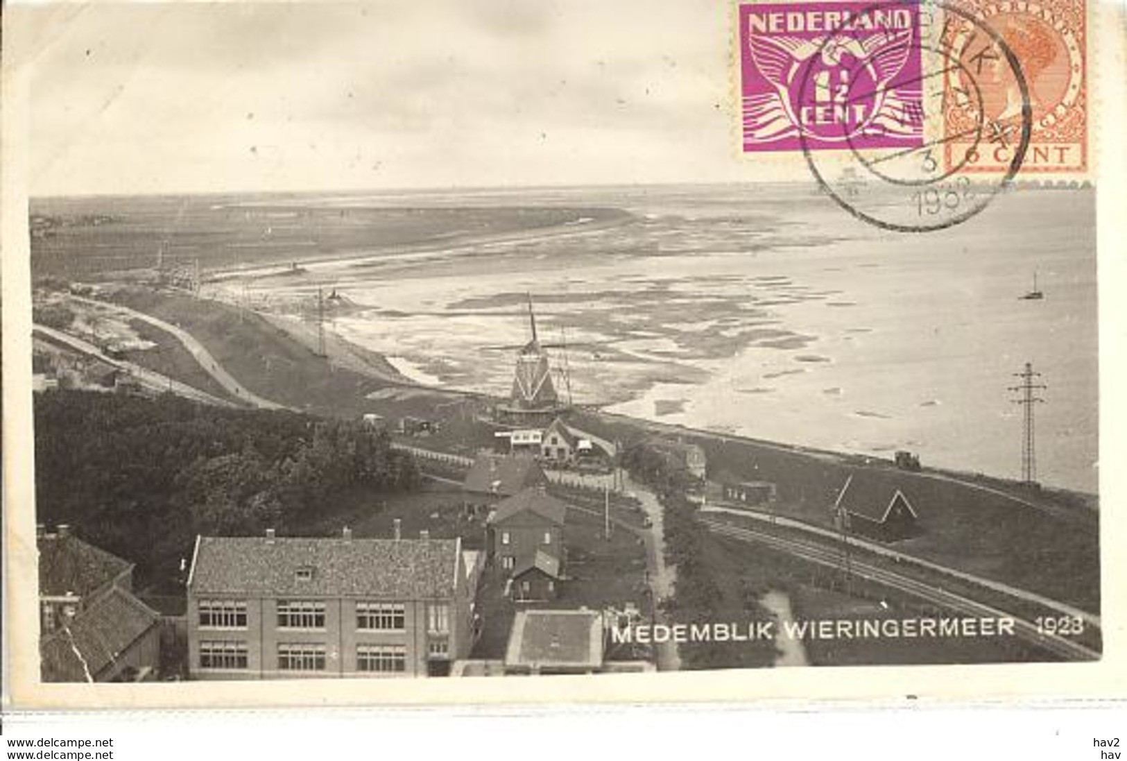 Medemblik Panorama Vanaf Kerktoren Molen 3014 - Medemblik