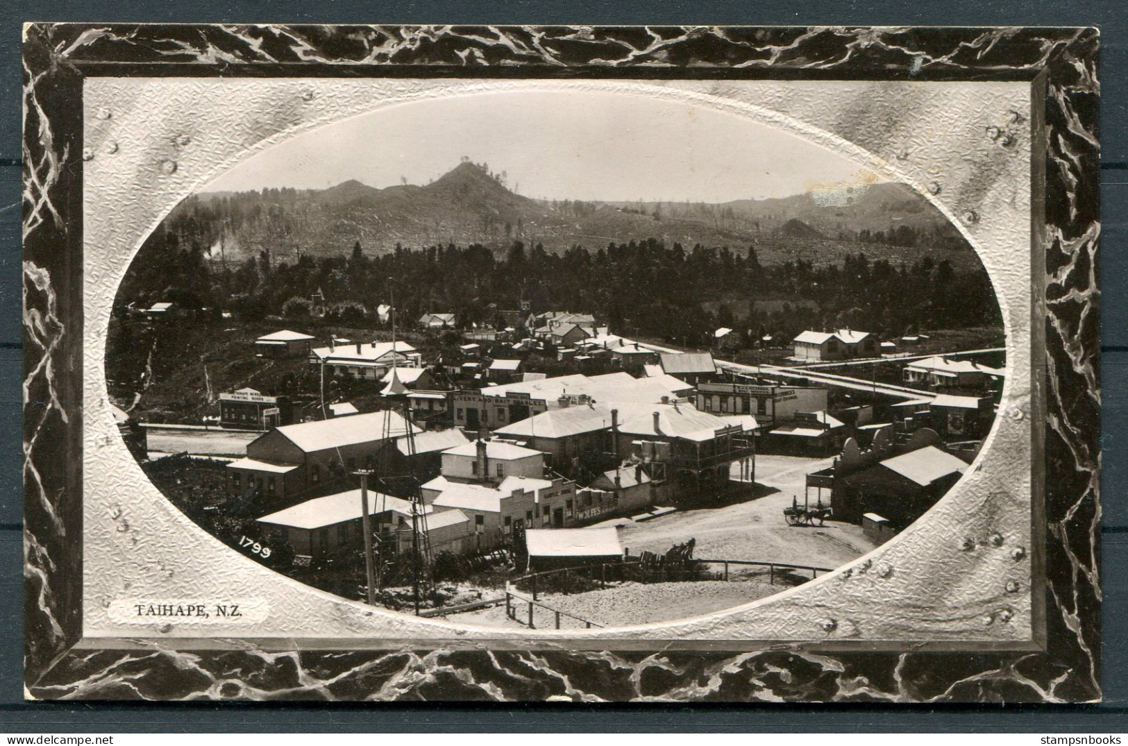 1913 New Zealand Taihape Postcard Timaru - Zurich Switzerland - Lettres & Documents