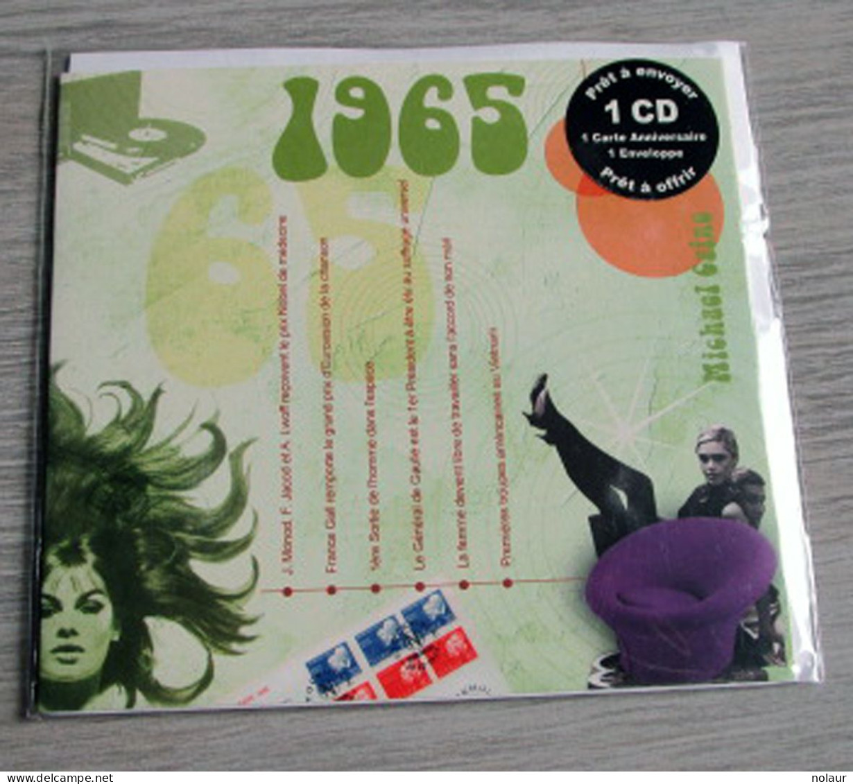 Hits De 1965 CD + Carte D'anniversaire Et  Enveloppe - Autres - Musique Anglaise