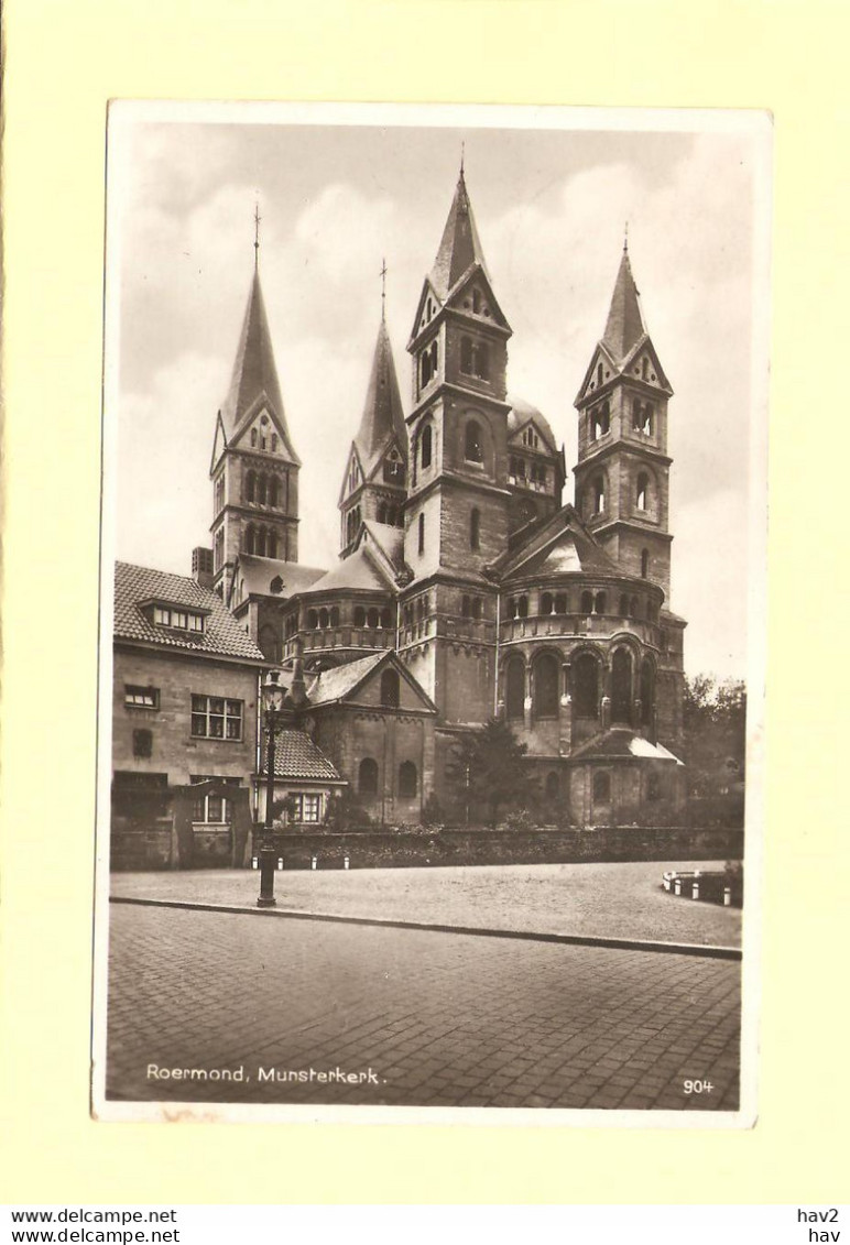 Roermond Gezicht Op Munster Kerk 1933 RY38142 - Roermond