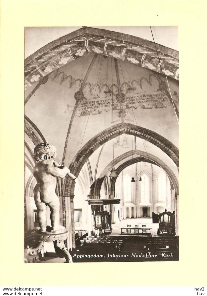 Appingedam N.H. Kerk Interieur RY38641 - Appingedam