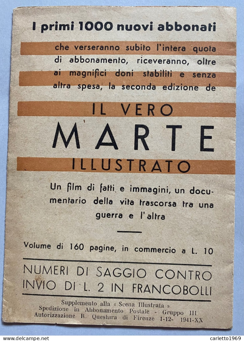 IL GOBBO DI SCANDICCI- CEDOLA DI ABBONAMENTO 1942-43 FG - Scandicci