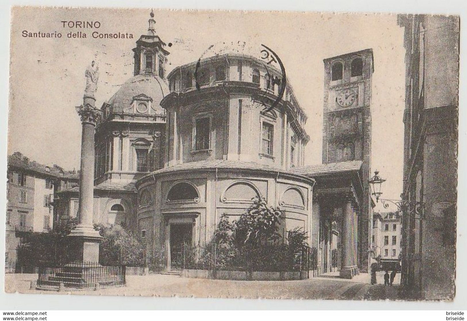 TORINO SANTUARIO DELLA CONSOLATA F/P VIAGGIATA 1919 - Churches