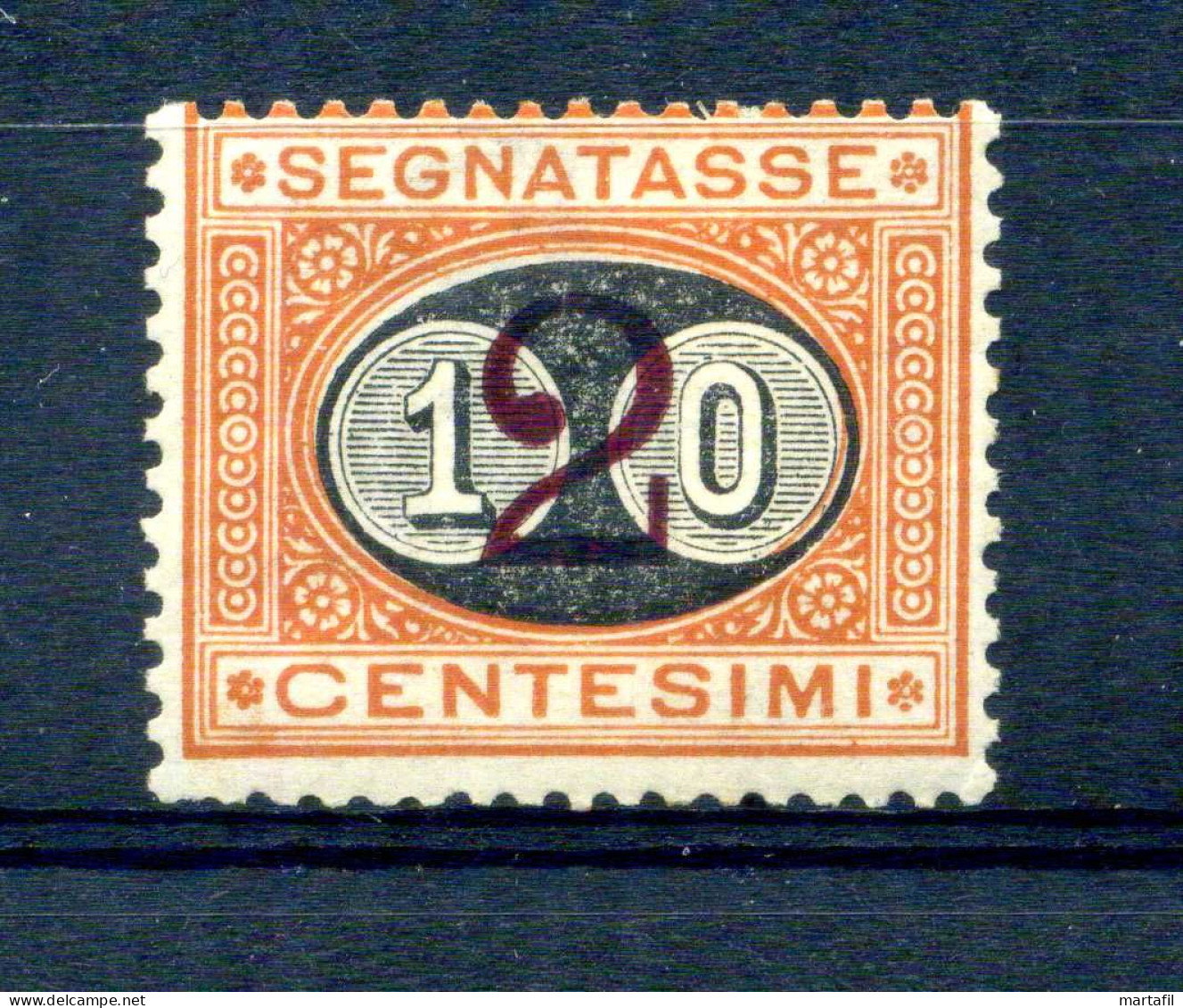 1890-91 Regno Segnatasse Tasse N.17 * - Taxe
