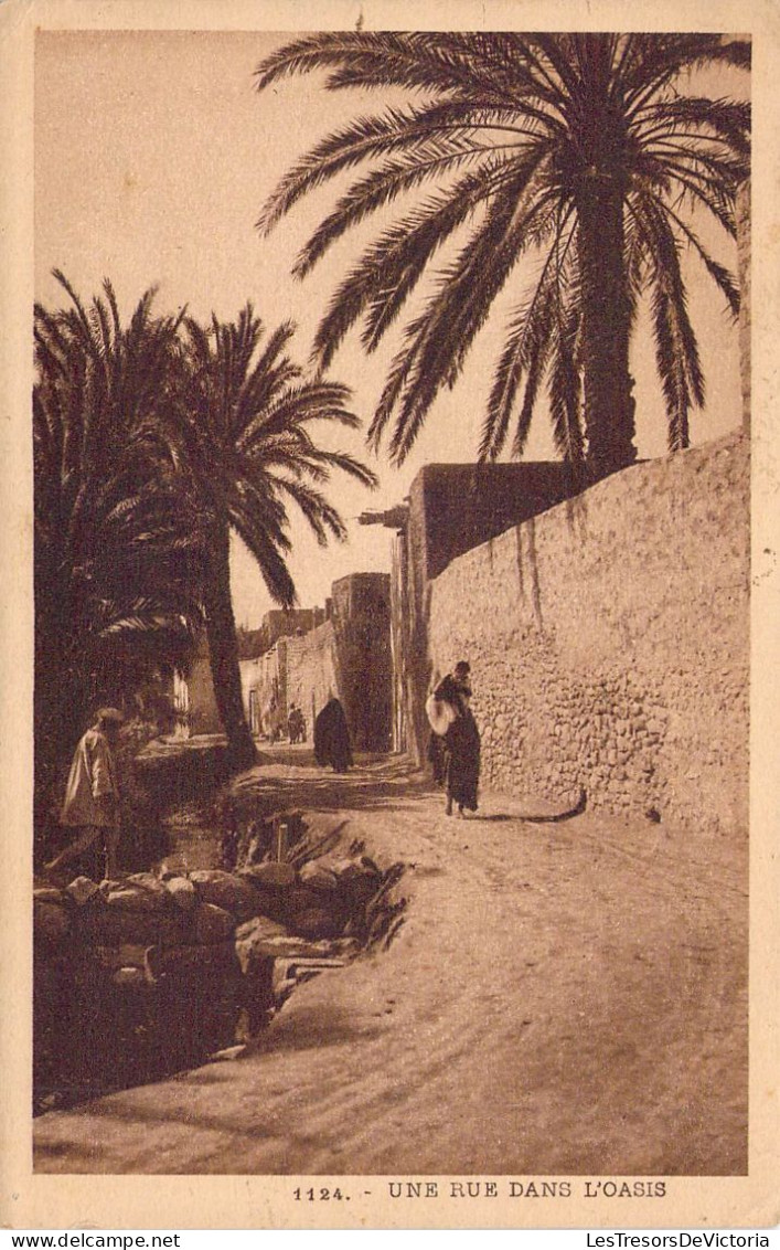 AFRIQUE - ALGERIE - Une Rue Dans L'Oasis - Carte Postale Ancienne - Autres & Non Classés