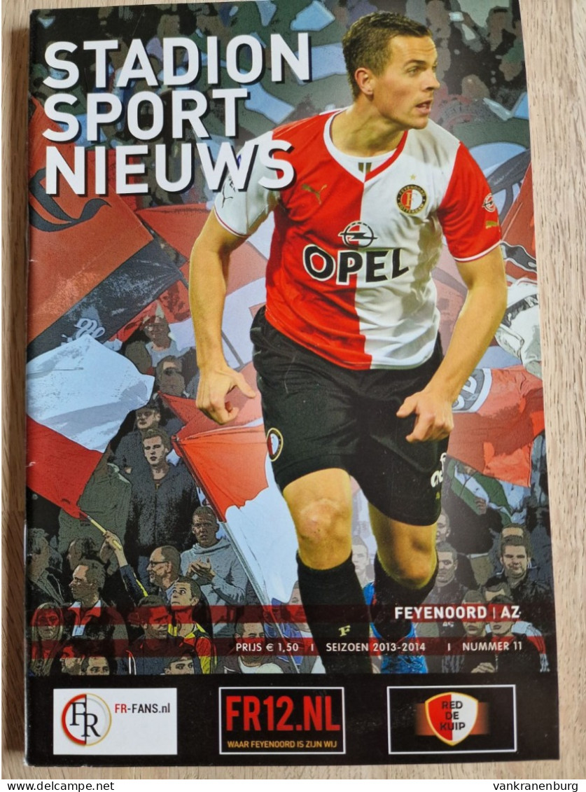 Programme Feyenoord - AZ Alkmaar - 10.11.2013 - Eredivisie - Holland - Programm - Football - - Bücher