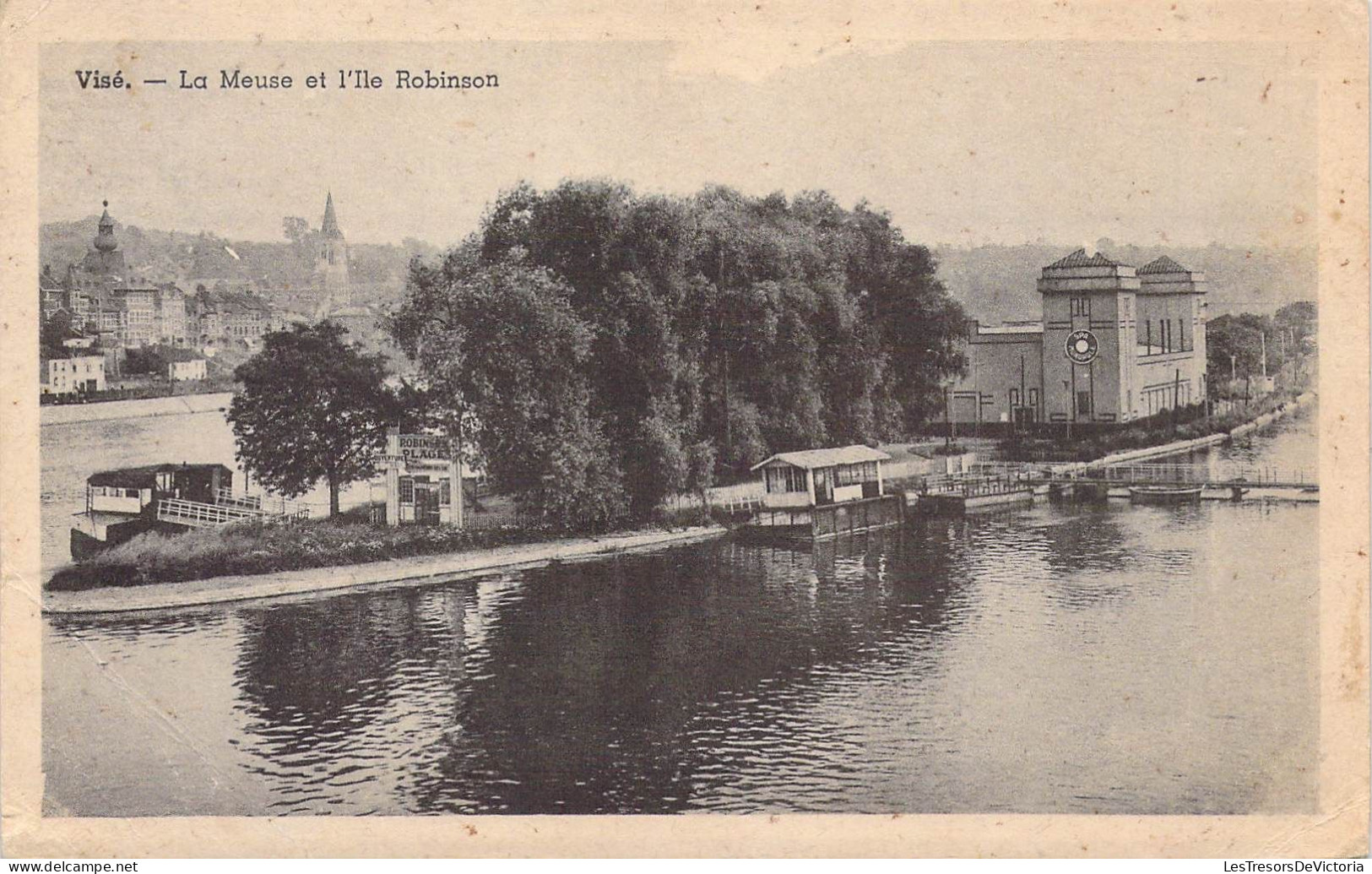 BELGIQUE - VISE - La Meuse Et L'Ile Robinson - Edit Phototypie - Carte Postale Ancienne - Visé
