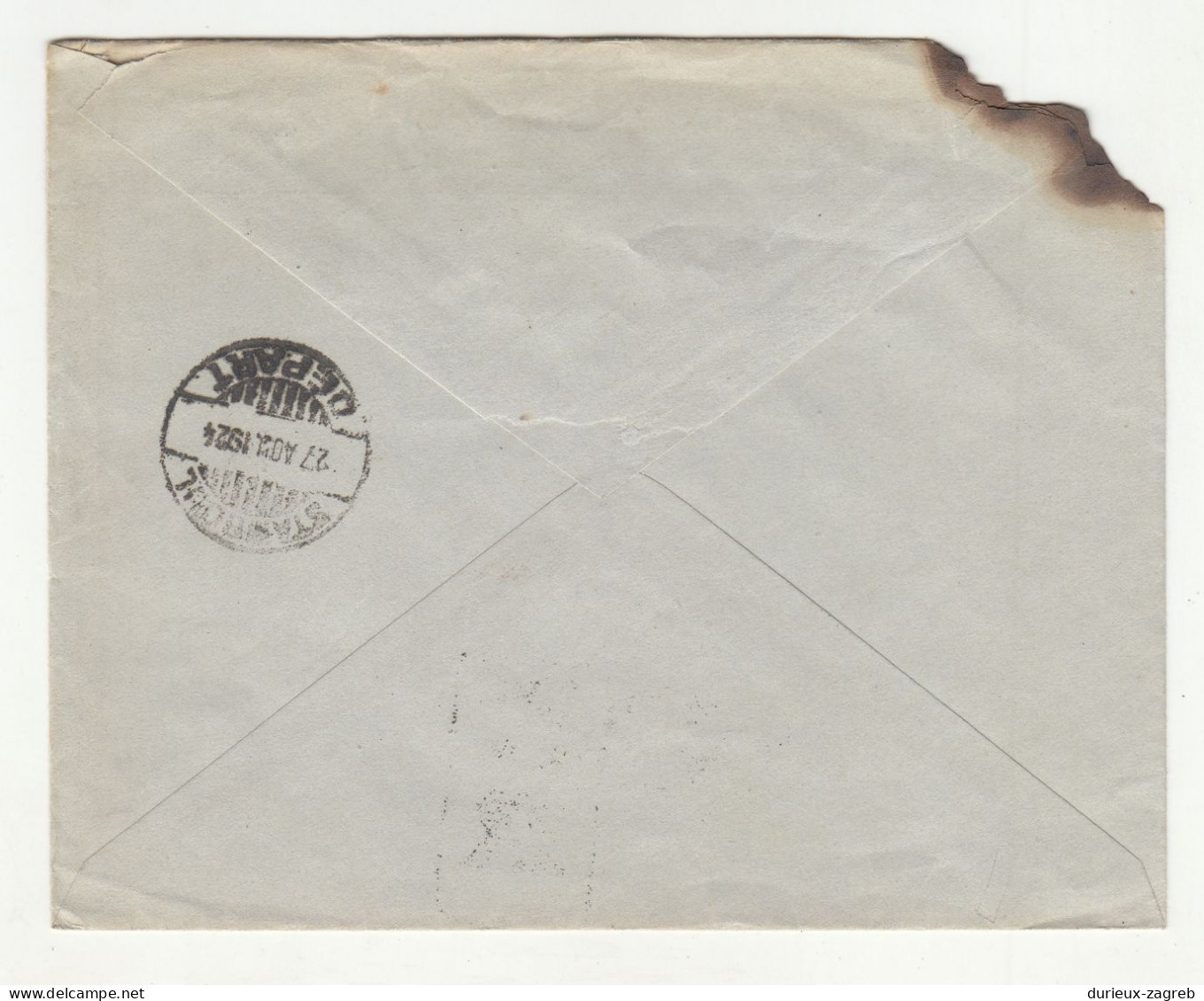 Paul Merian, Constantinople Company Letter Cover Posted Registered 1924 To Germany B230801 - Brieven En Documenten