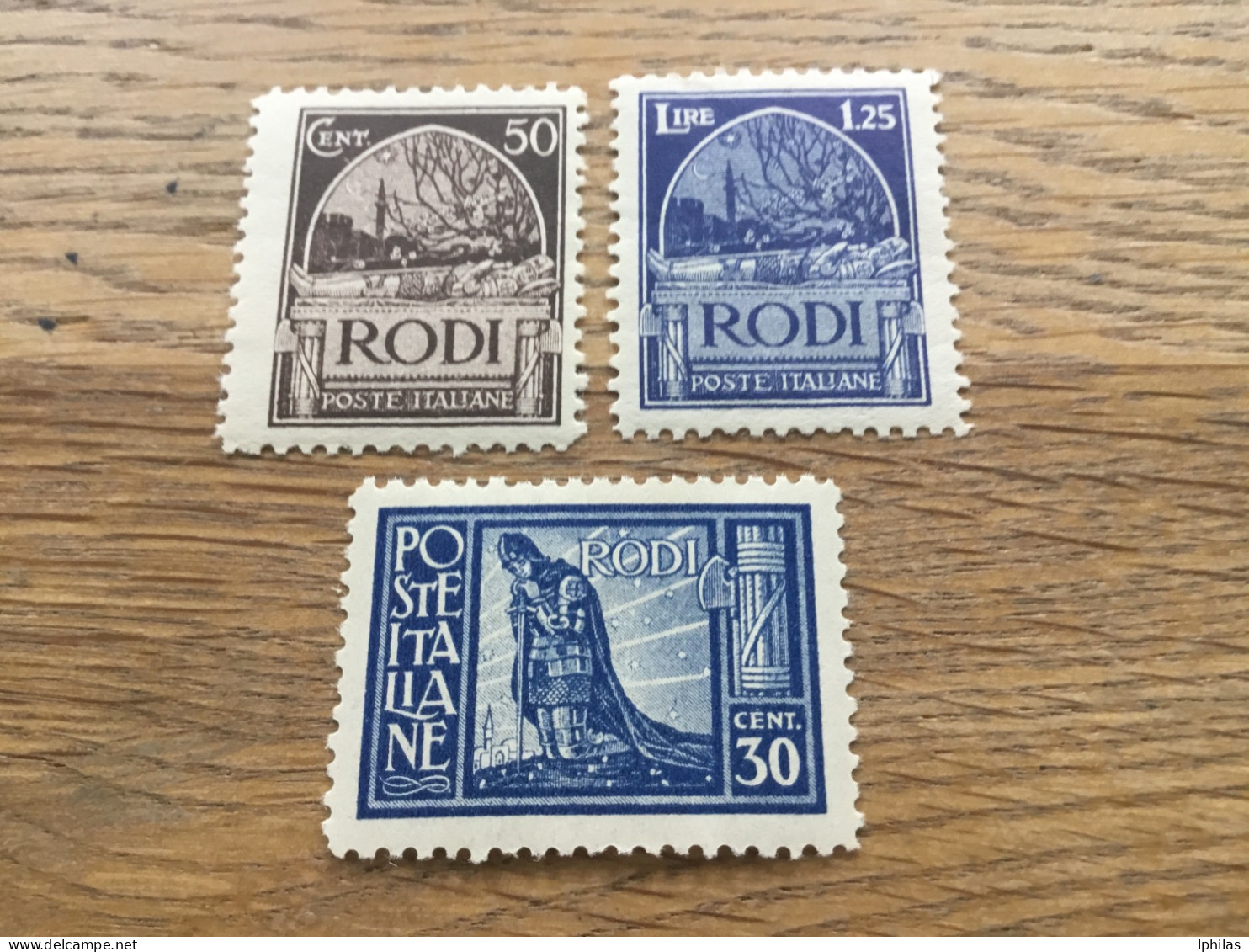 Ägäische Insel 1929, 19. Mai. Freimarken. Inschrift „RODI Postfrisch ** MNH** - Ägäis (Rodi)