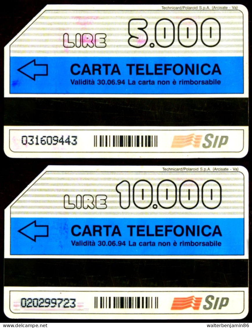 G 235/236 C&C 2268/2269 2 SCHEDE TELEFONICHE USATE IL FISCO VARIANTE MACCHIE ROSA - Errori & Varietà