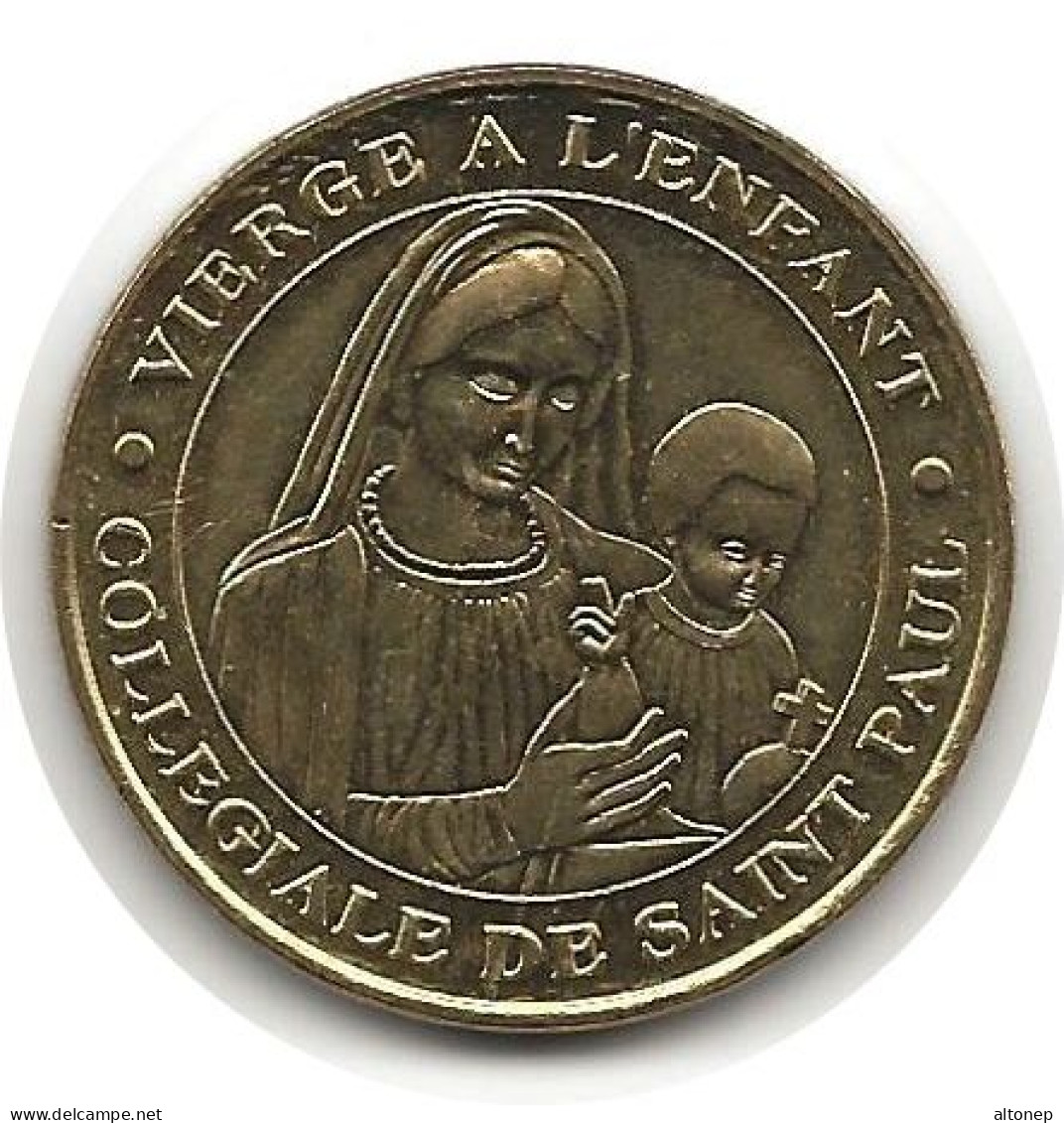 Saint Paul De Vence - 06 : Collégiale, Vierge à L'Enfant (Monnaie De Paris, 2018) - 2021