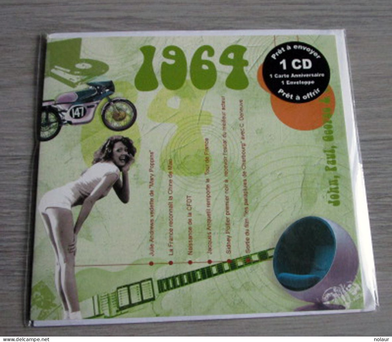 Hits De 1964 CD + Carte D'anniversaire Et  Enveloppe - Other - English Music