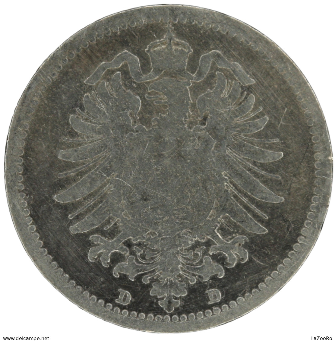 LaZooRo: Germany 20 Pfennig 1876 D VF - Silver - 20 Pfennig