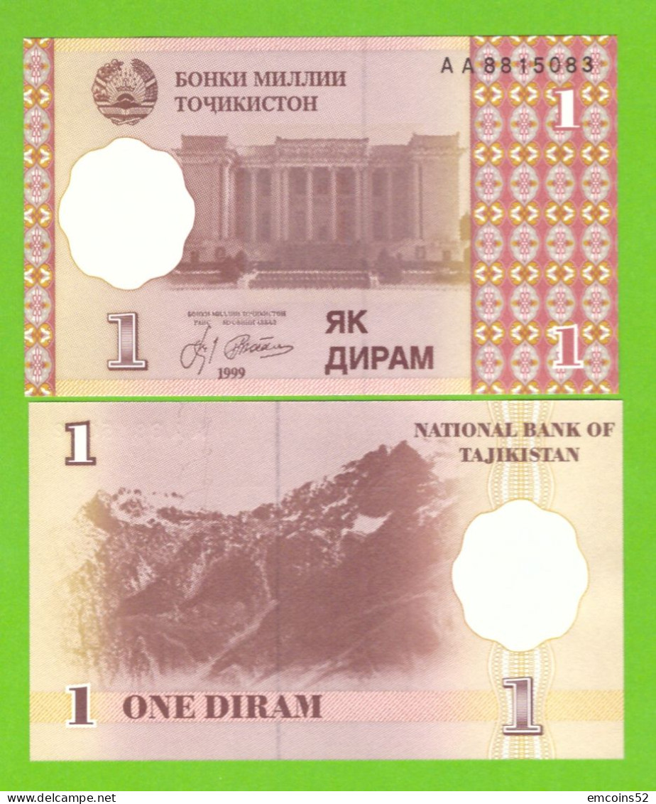 TAJIKISTAN 1 DIRAM 1999 P-10 UNC - Tadzjikistan