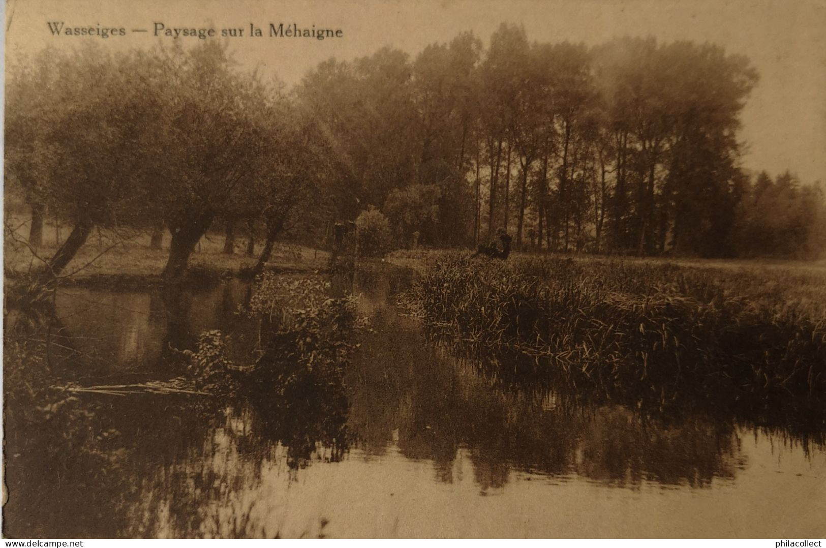 Wasseiges // Paysage Sur La Mehaigne 1934 - Wasseiges