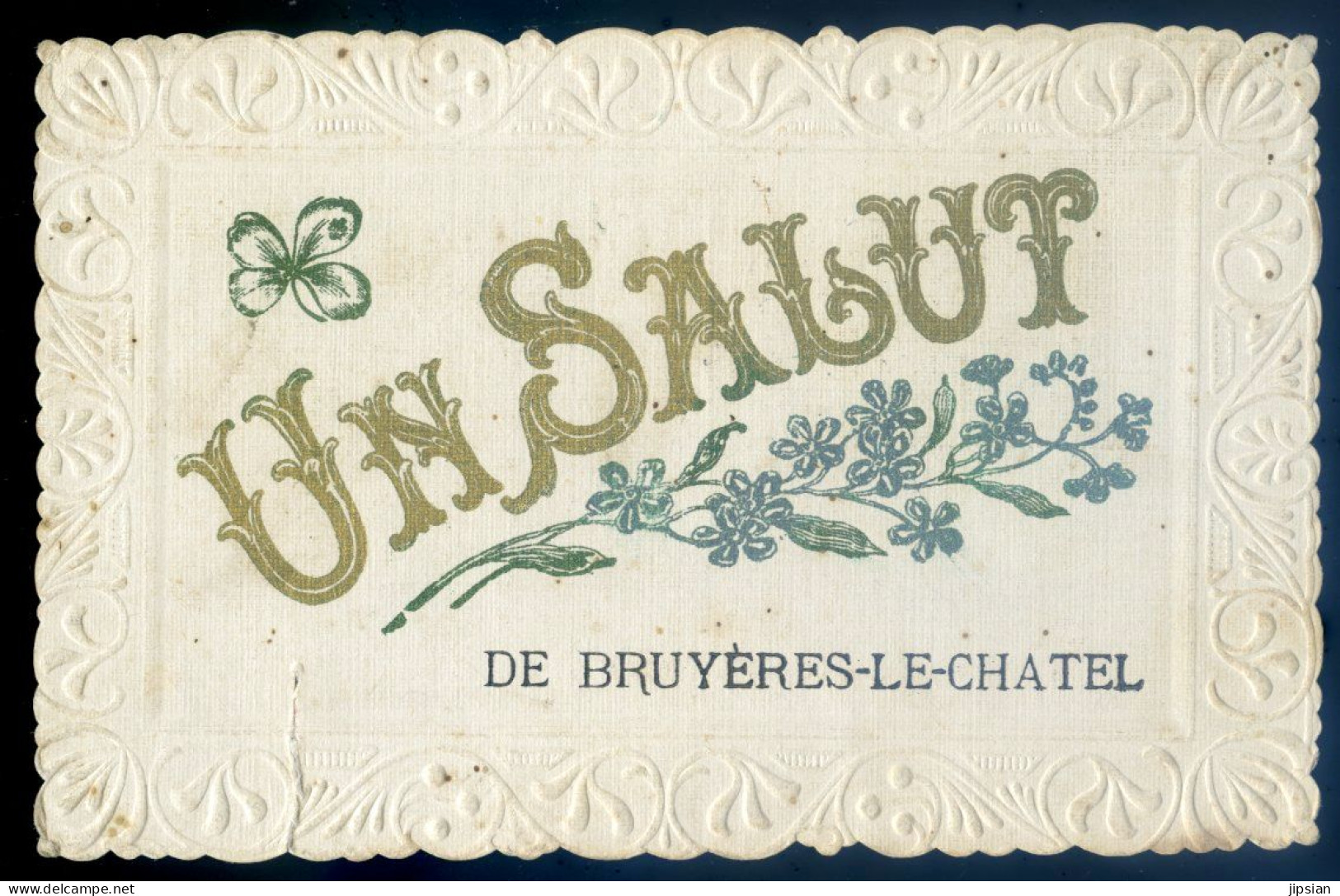 Cpa Du 91 Un Salut De Bruyères Le Chatel  JUI23-02 - Bruyeres Le Chatel