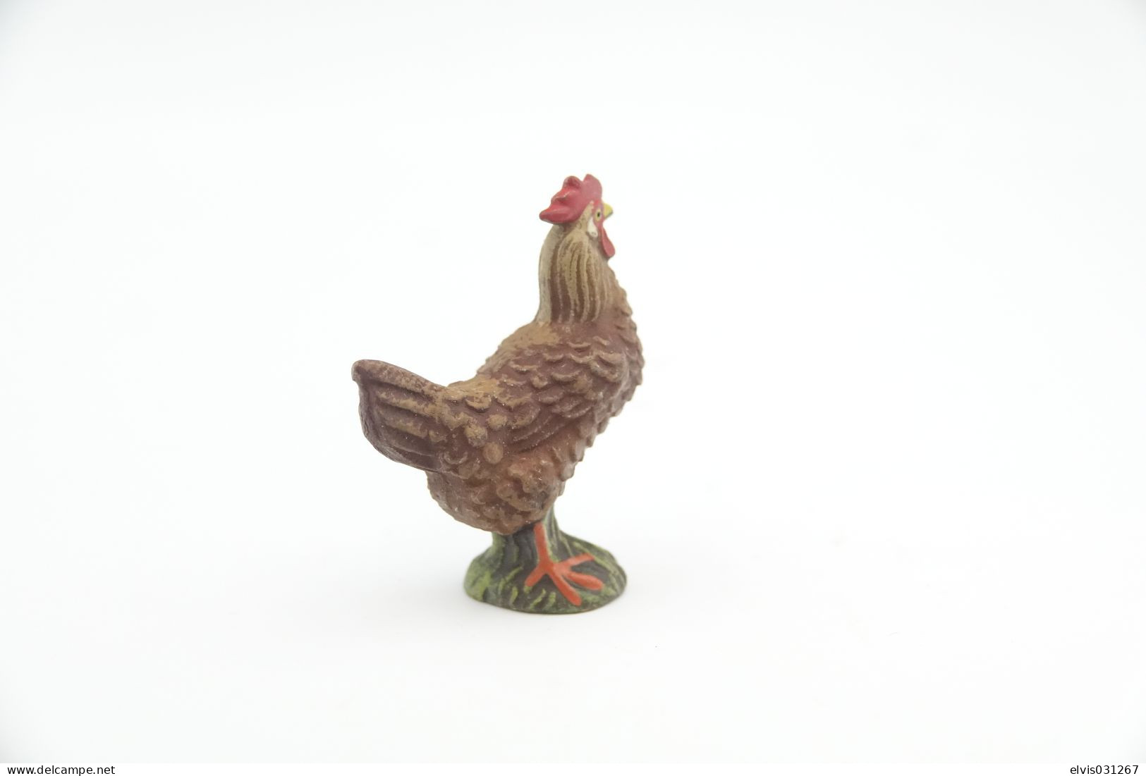 Elastolin, Lineol Hauser, Animals Chicken N°4051 , Vintage Toy 1930's - Figurines