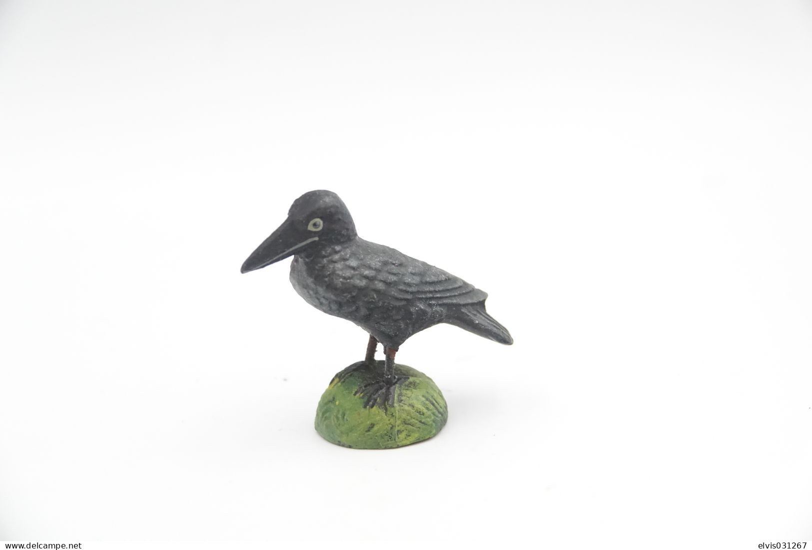 Elastolin, Lineol Hauser, Animals Raven N°4087, Vintage Toy 1930's - Figurines