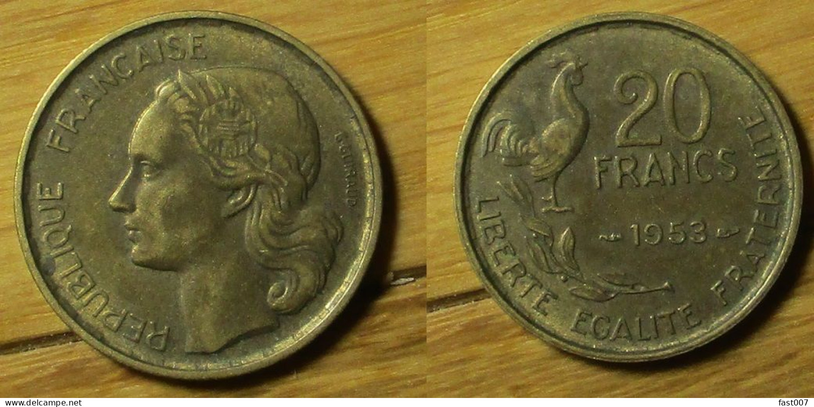 20 Francs 1953 - 20 Francs