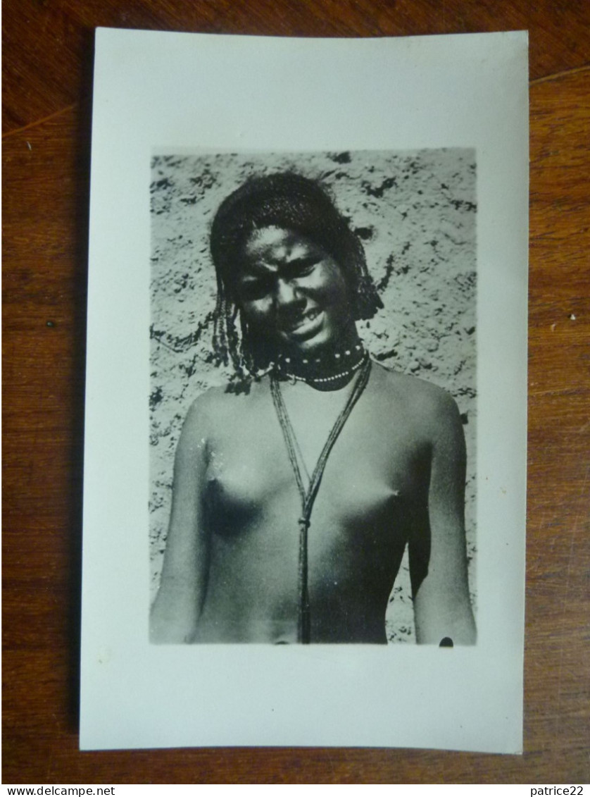 Photo Inédite GEVAERT RIDAX - CACHET GUASTONI - BELLE JEUNE FILLE AFRICAINE DU SOUDAN ERITREE - Unclassified