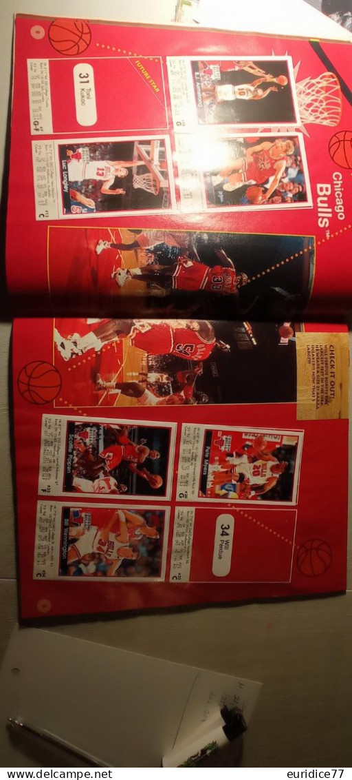 Album Panini Basketball 94-95 imcompleto