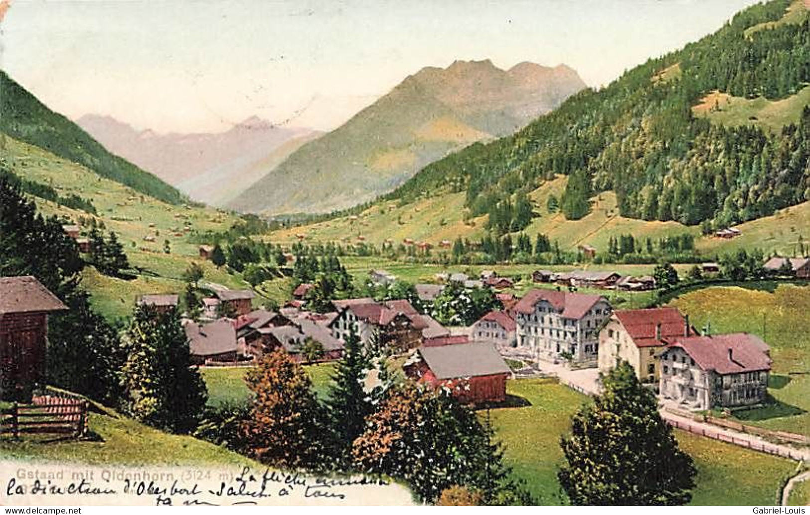 Gstaad Mit Oldenhorn 1906 - Gstaad