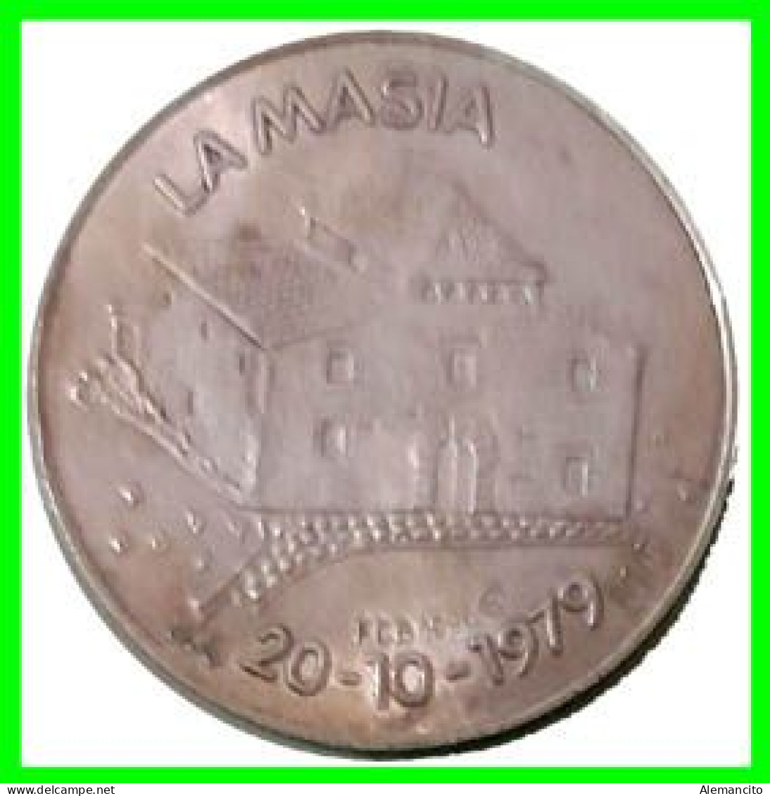 ESPAÑA  ( EUROPA ) - MEDALLA DEL 100  ANIVERSARIO DEL FUTBOL CLUB BARCELONA LA MASIA - Elongated Coins