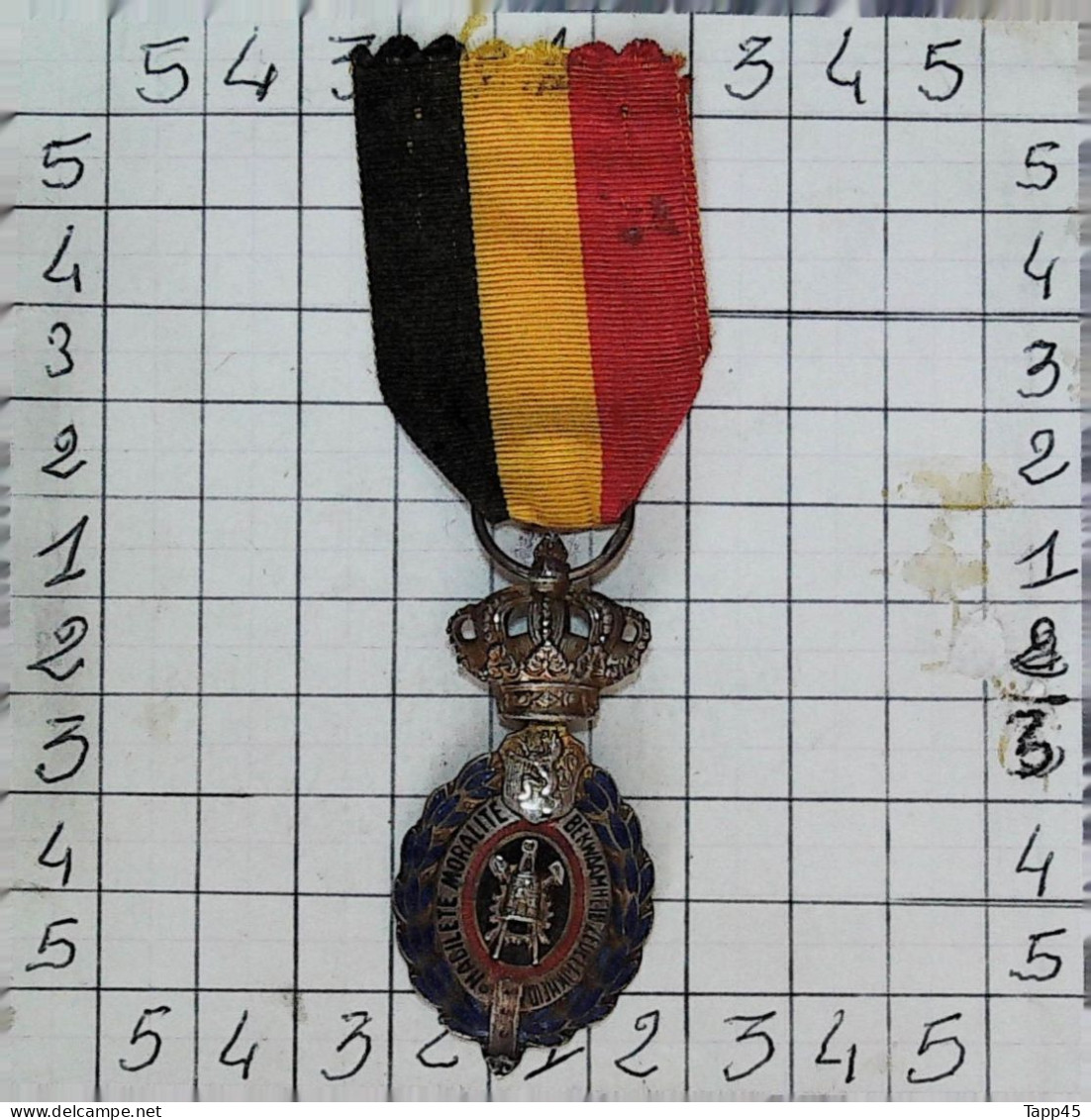 MEDAILLE  BELGE HABILITE MORALITE BEKWAAMHEIO ZEDELIJKHEIO  > Réf:Cl Belge  T 3/ PL 5/ 3 > - Belgien