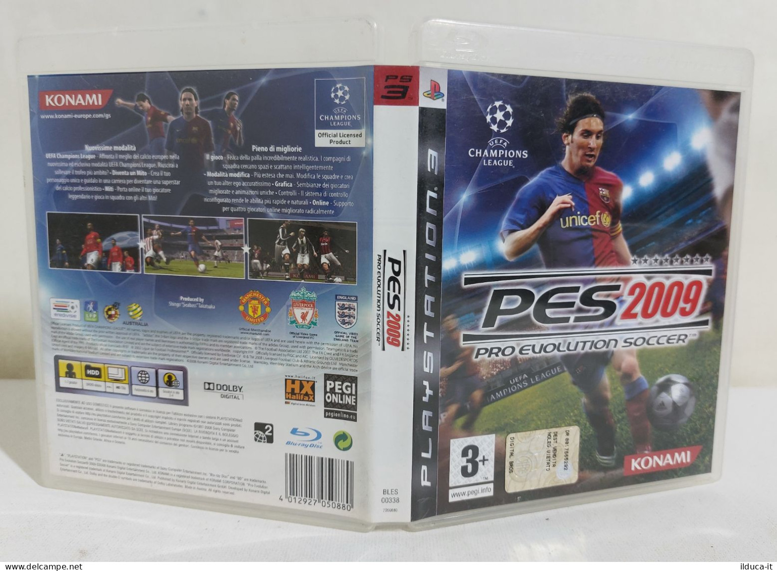 32430 Play Station 3 / PS3 - PES Pro Evolution Soccer 2009 - Konami - PS3