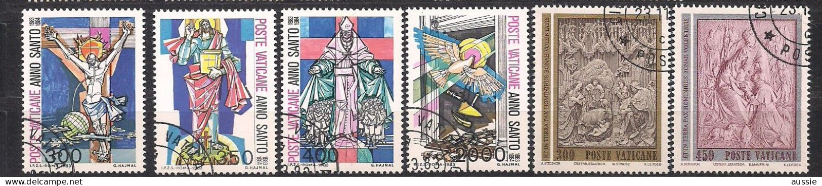 Vatikaan Vatican 1982 1983Yvertnr. 737-742 (o) Oblitéré  Cote 7,50 € - Oblitérés