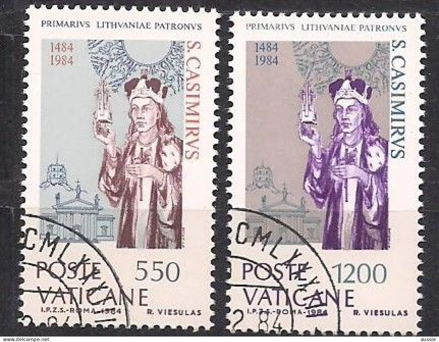 Vatikaan Vatican 1984 Yvertnr. 749-750 (o) Oblitéré  Cote 4,25 € - Gebraucht