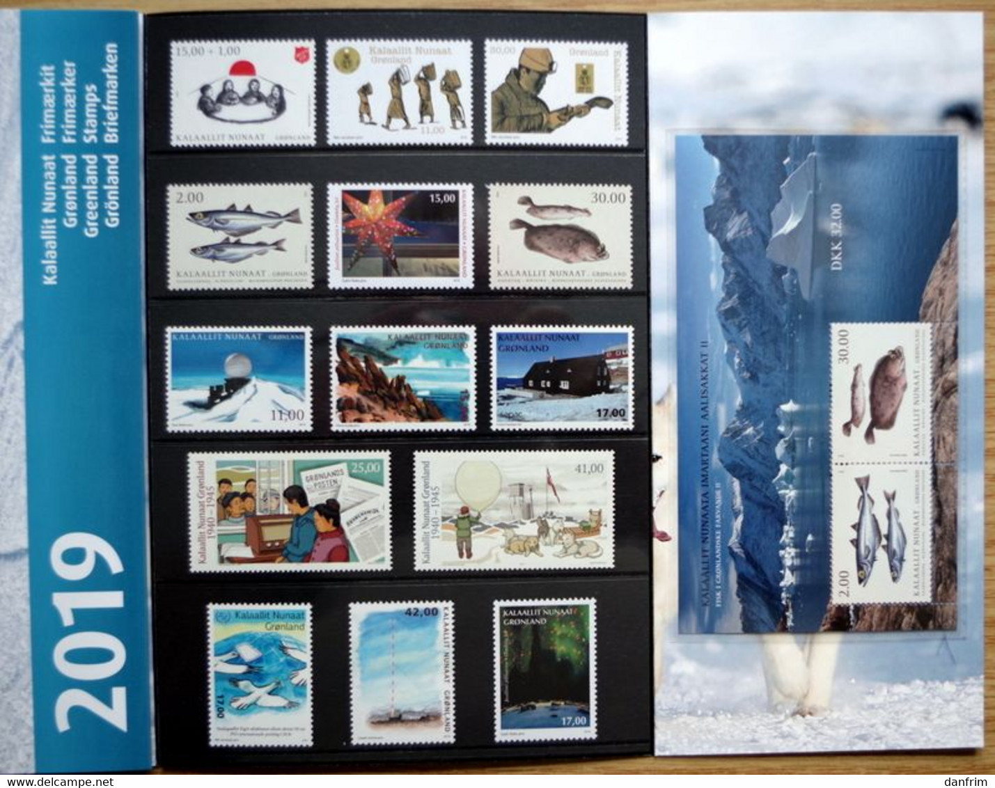 GREENLAND 2019 Year Pack  Complete Map, (**)  ( Lot Kas) - Años Completos