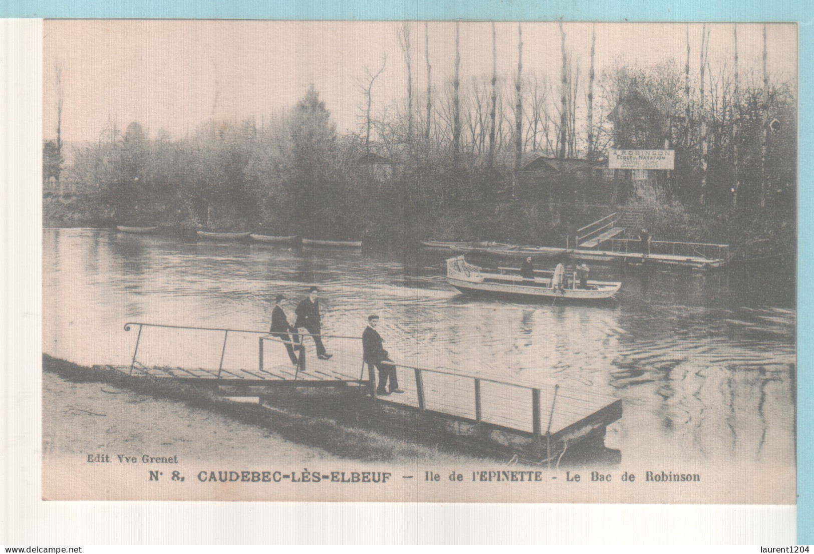 Cauderec Lès Elbeuf -  Ile Del'épinette - La Bac De Robinson - Caudebec-lès-Elbeuf