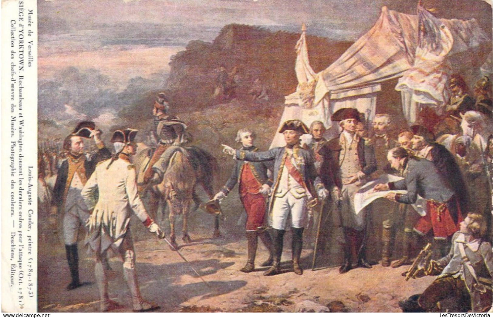 MILITARIA - Siège D'Yorktown - Rochambeau Et Washington Donnent Les Derniers Ordres Pour.. - Carte Postale Ancienne - Guerres - Autres