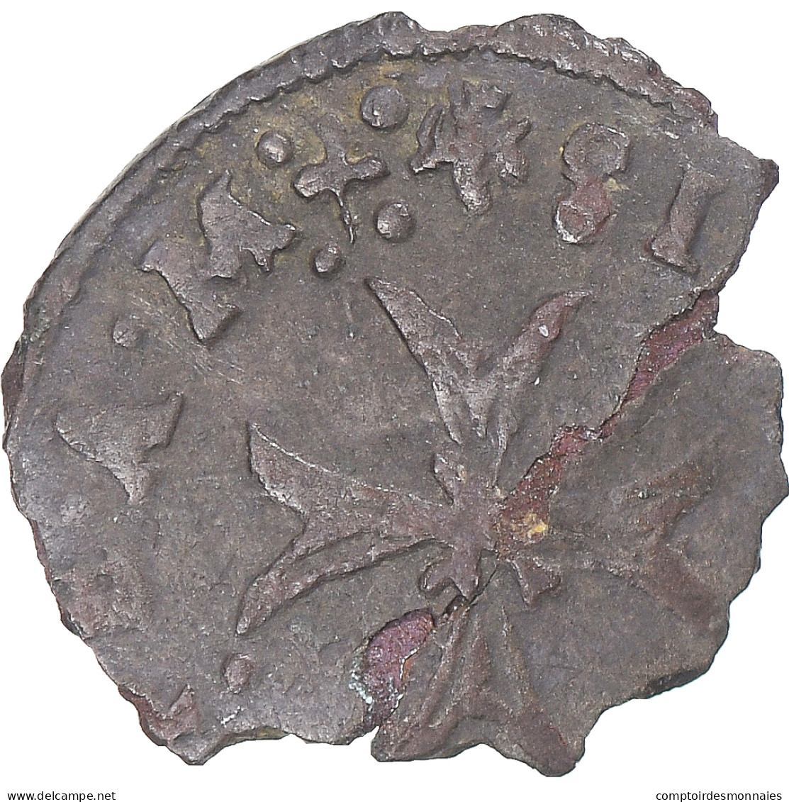 Monnaie, France, Henri III, Liard à La Croix Du Saint-Esprit, Lyon, TB, Billon - 1574-1589 Henry III