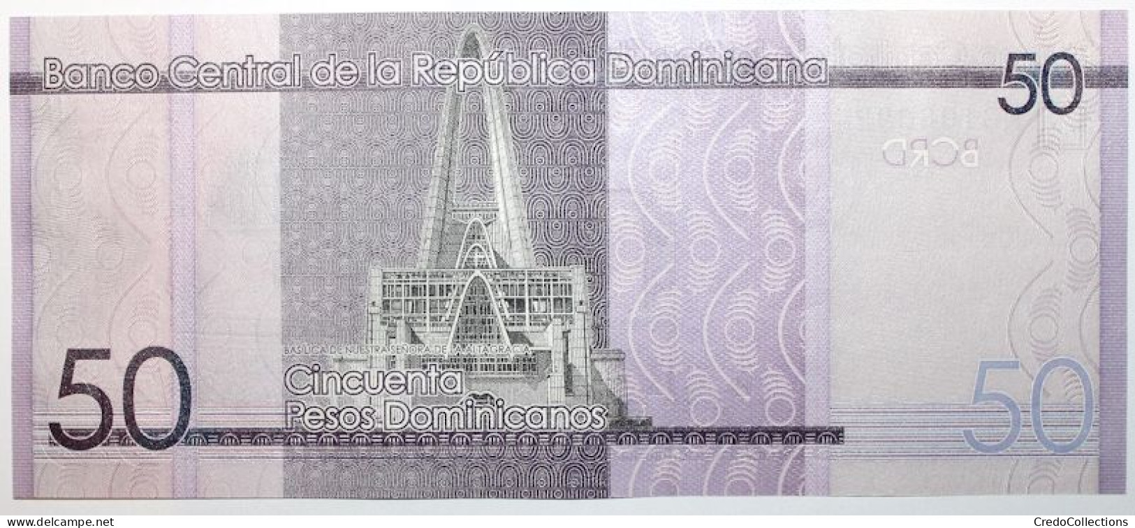 Dominicaine (Rép.) - 50 Pesos - 2021 - PICK 189g - NEUF - Dominicaine