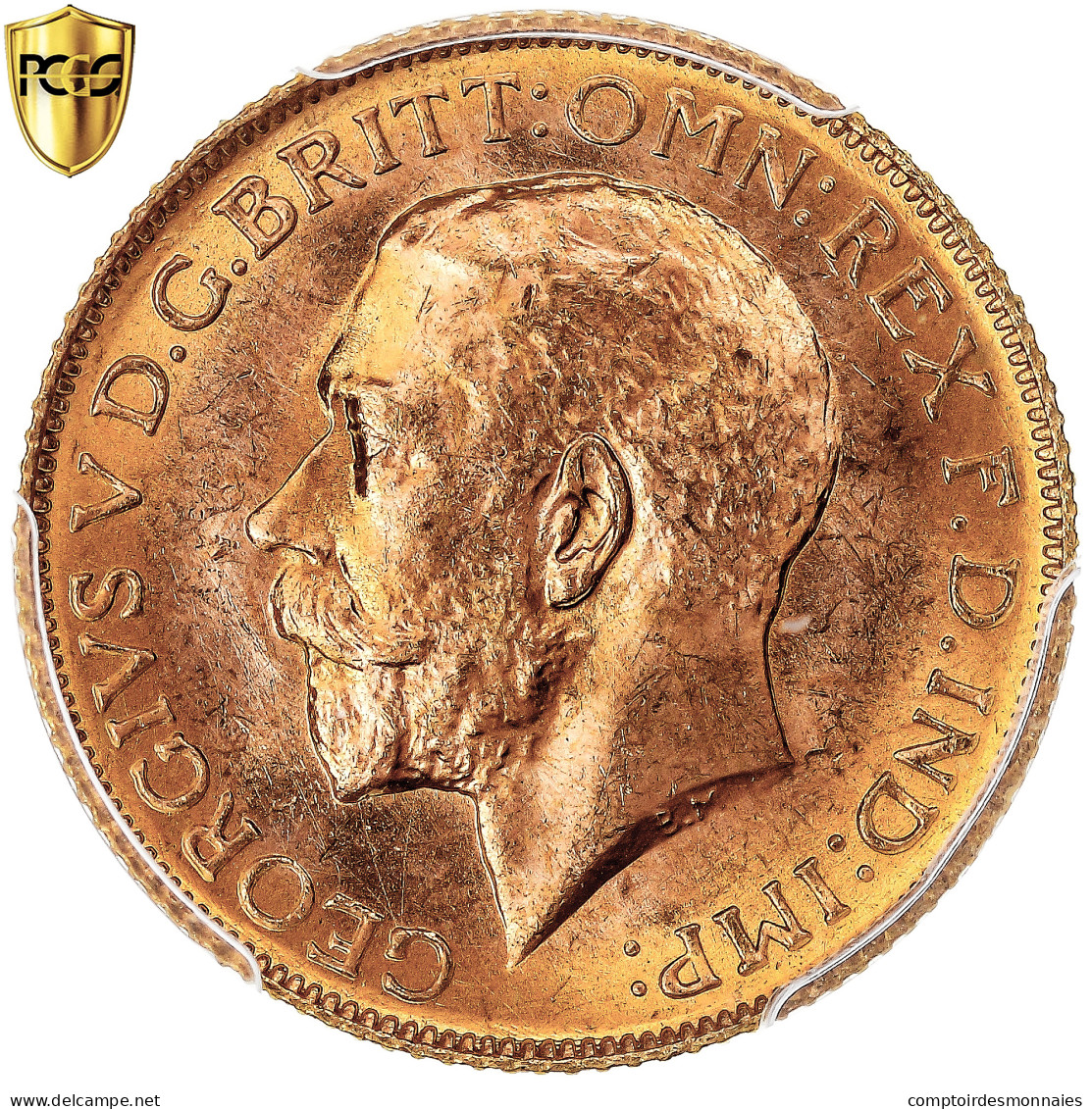 Monnaie, Grande-Bretagne, George V, Sovereign, 1925, Londres, PCGS, MS65, FDC - 1 Sovereign