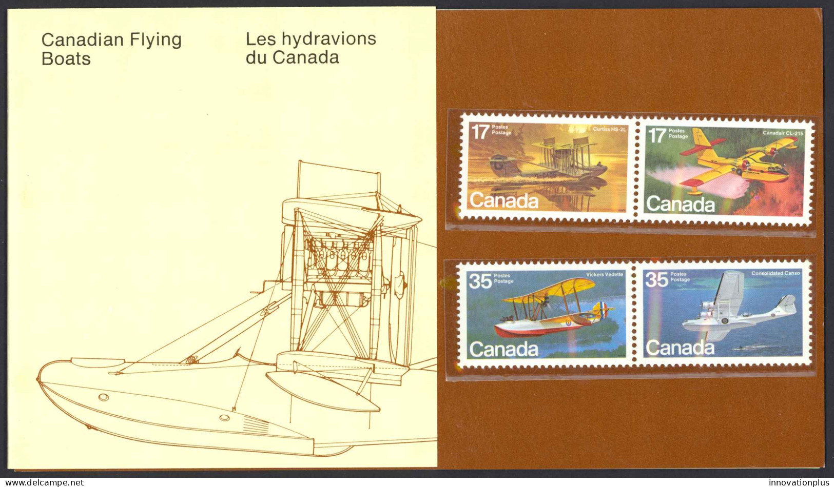 Canada Post Thematic Sc# 14 Mint 1979 Canadian Flying Boats - Pochettes Postales Annuelles