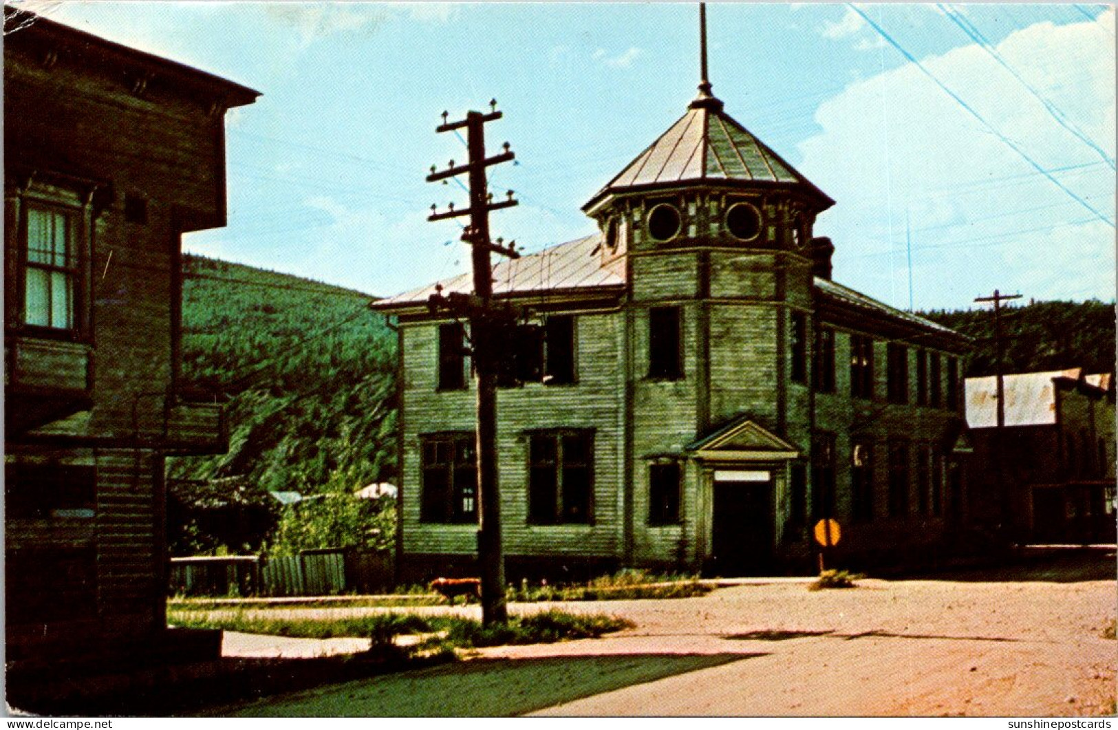 Canada Yukon Dawson City Old Post Office Building 1966 - Yukon