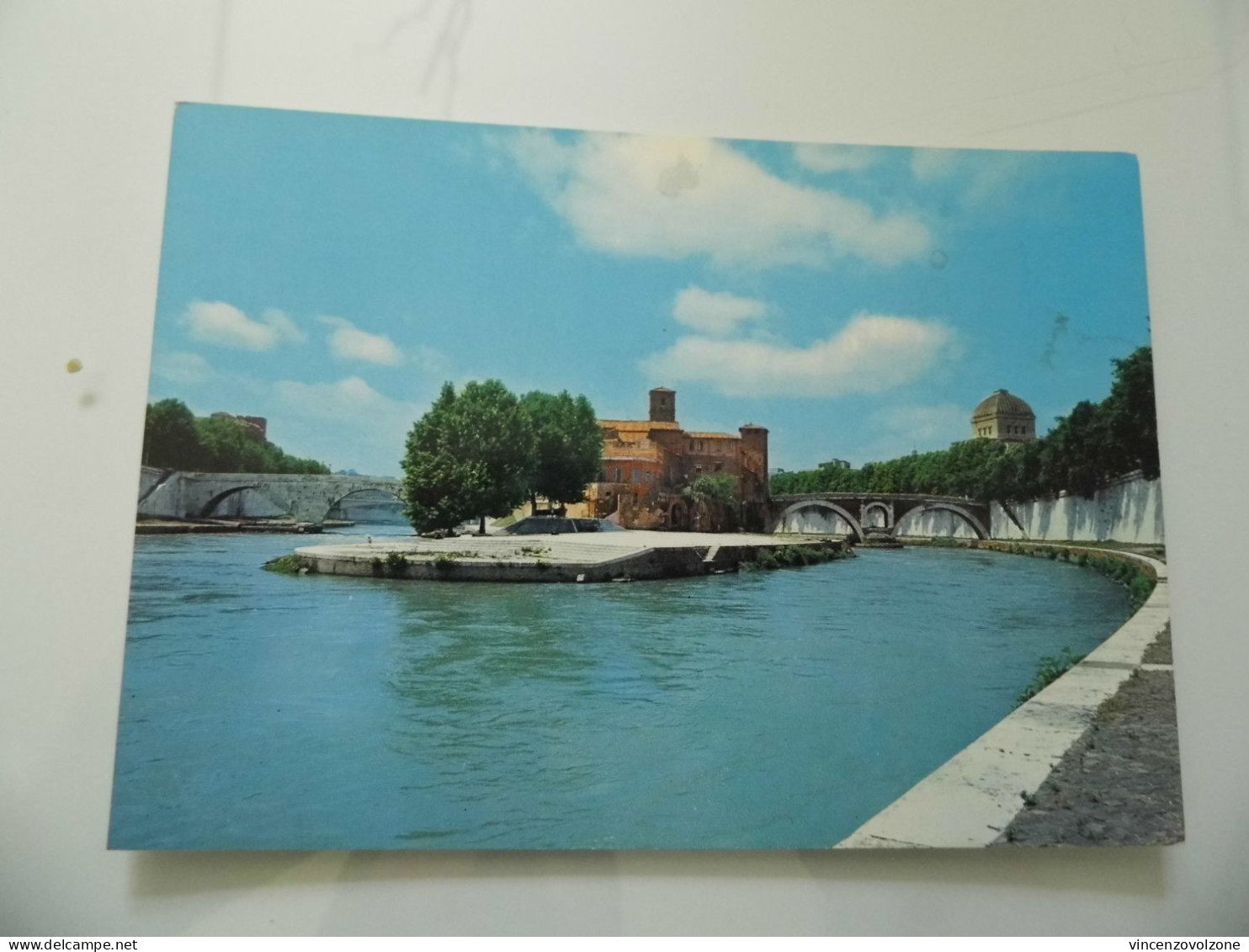Cartolina  "ROMA  Isola Tiberina" - Bridges