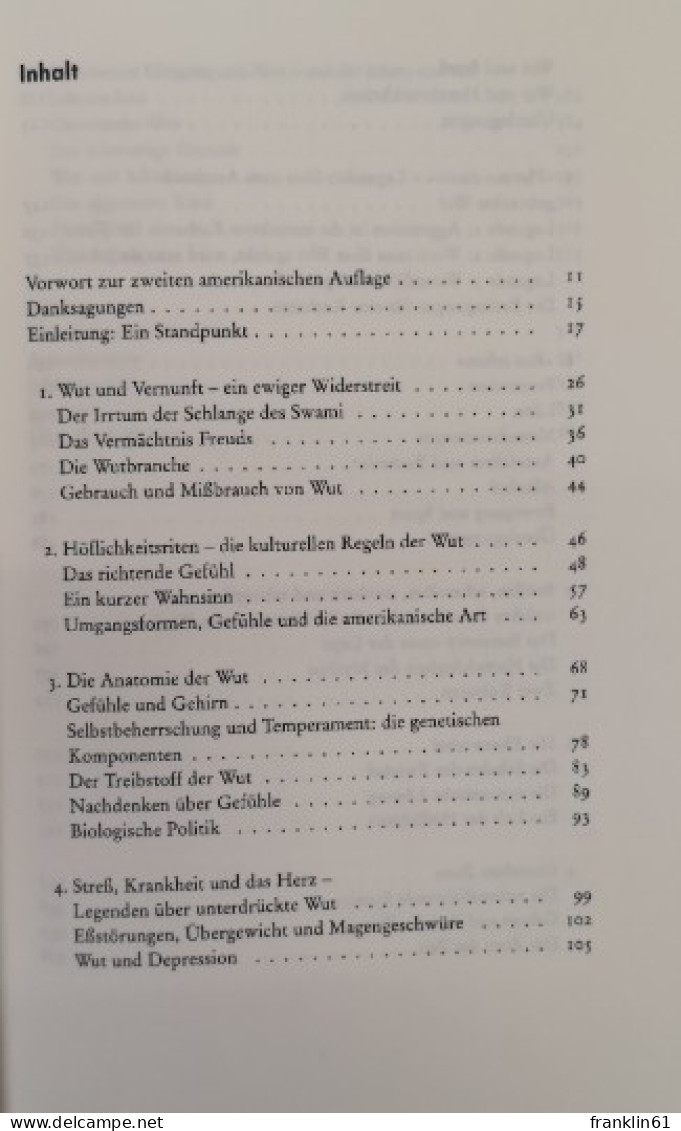 Wut. Das Missverstandene Gefühl. - Psychologie