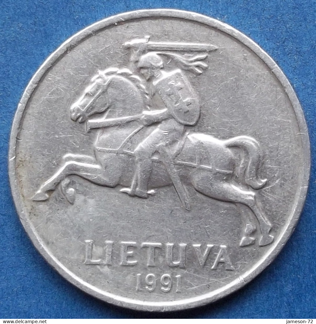 LITHUANIA - 5 Centai 1991 KM# 87 Republic (1991-2014) - Edelweiss Coins - Litauen