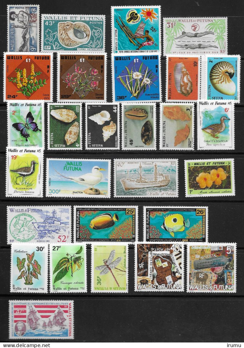 Wallis & Futuna Petit Lot **, Côte 55 EUR (Maury) (SN 927) - Neufs