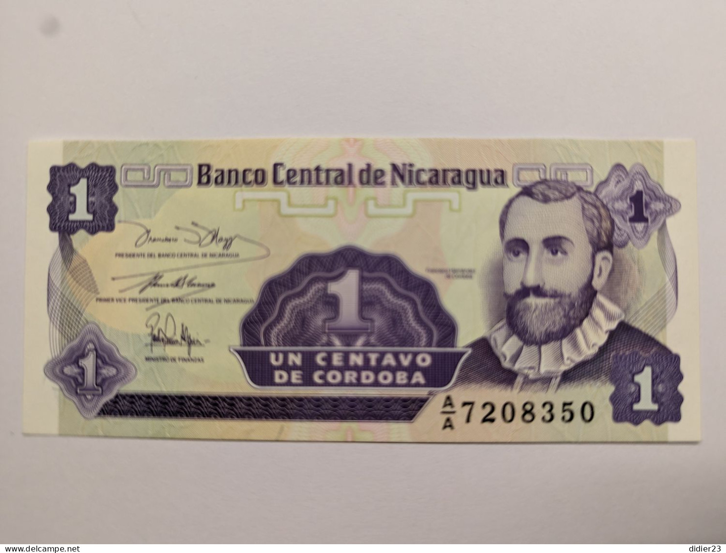 BILLET DE BANQUE NICARAGUA - Nicaragua