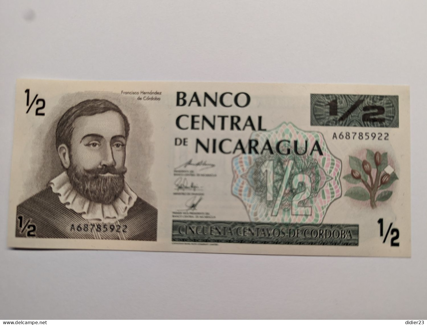 BILLET DE BANQUE  NICARAGUA - Nicaragua